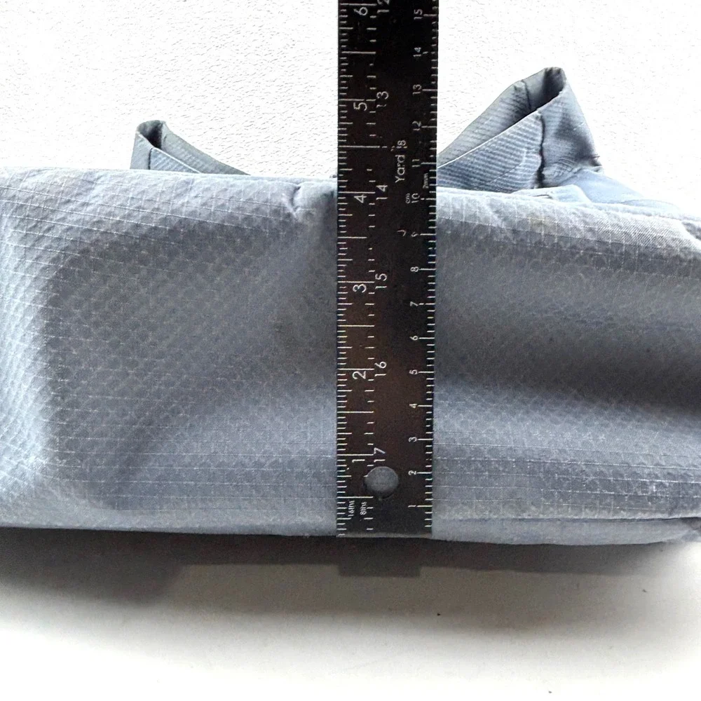 Lululemon Para Backpack Unisex OS Grey Blue Roll Top Tactical Bag Yoga Gym Sport